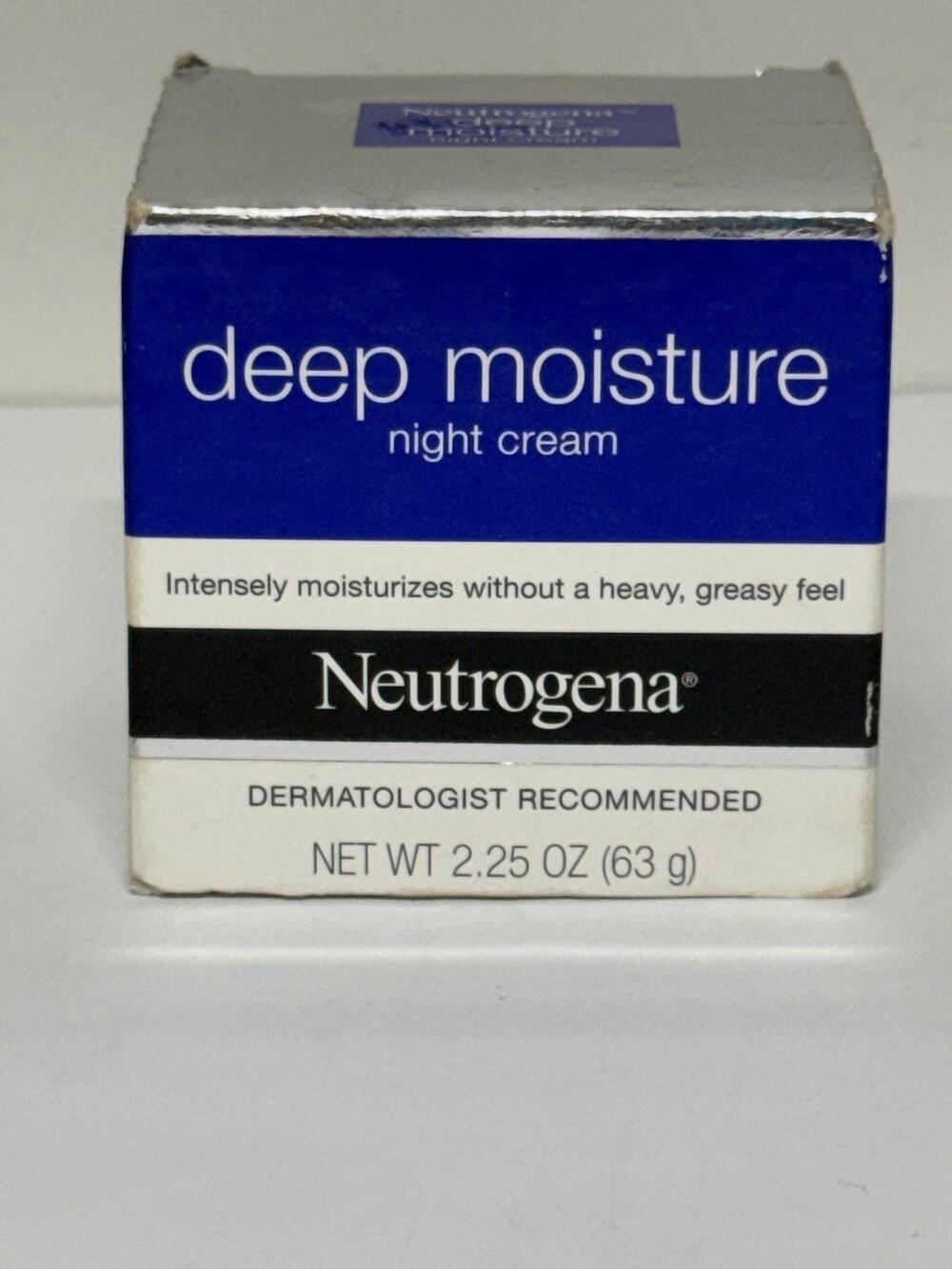 Neutrogena Deep Moisture Night Cream 2.25 oz Vitamin D3 Discontinued Formula